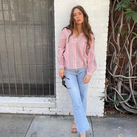 NEW self contrast bohemicn traci blouse sz s / sold at anthro $110 - Picture 3 of 6